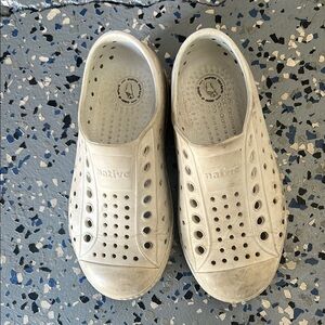 Native white Water Shoes Perforated Slip-On